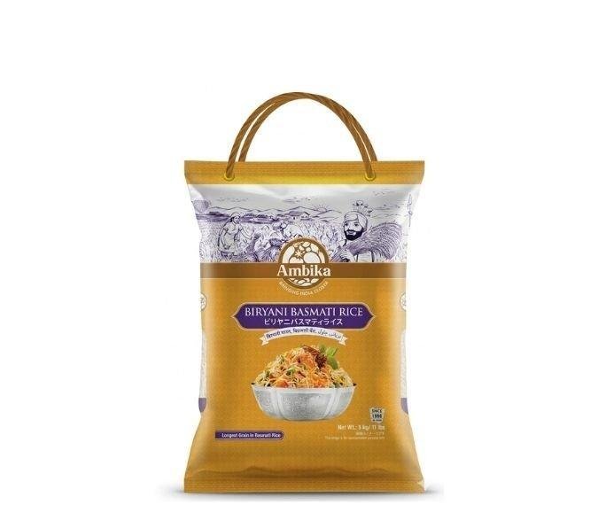 Ambika-Biryani-Basmati-Rice-5kg-2.jpg Ambika Biryani Basmati Rice (5kg) - Image 1