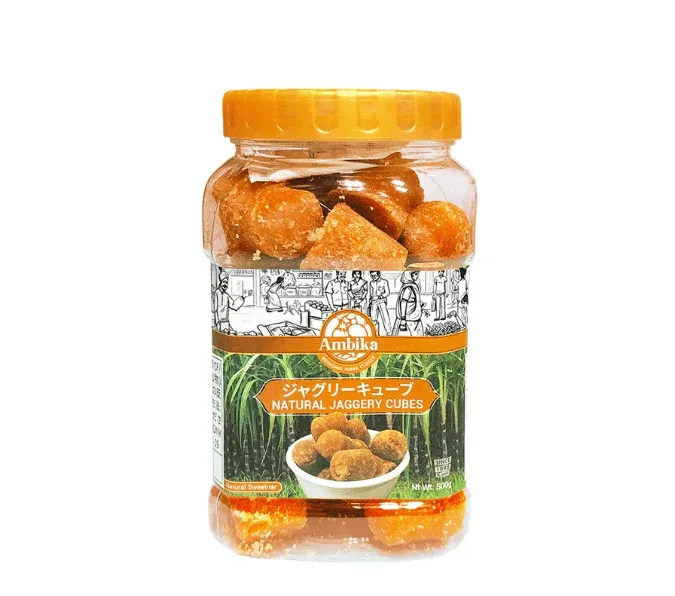 Jaggery-3.webp Natural Jaggery Cubes 500g - Image 1